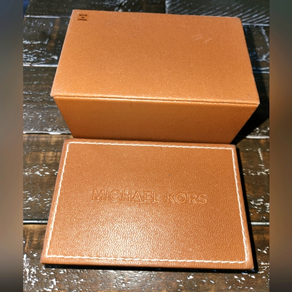 Michael Kors watch box. 41/2 x 3 inches.
